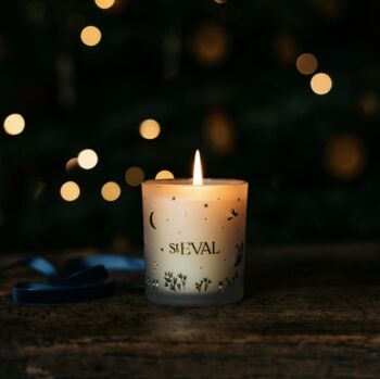 Orange And Cinnamon Glass Christmas Candle, 2 of 3