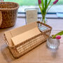 Natural Seagrass Cards Basket For Weddings, thumbnail 3 of 4