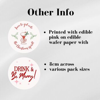 Christmas Party Cocktail Toppers, 4 of 4