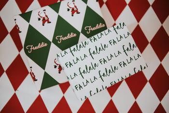 Personalised Santa Christmas Wrapping Paper, 2 of 4