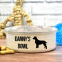 Personalised Enamel Dog Bowl With Lid, thumbnail 3 of 4