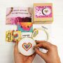 Rainbow Heart Mini Cross Stitch Kit, thumbnail 6 of 6