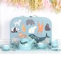 Endangered Animals Tea Set With Personalised Case, thumbnail 1 of 4