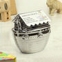 Personalised Baby Animals Noahs Ark Money Box – Baby Keepsake For Christening Or New Baby Gift, thumbnail 3 of 5