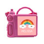 Personalised Kids Pink Lunch Box With Water Bottle, thumbnail 2 of 2