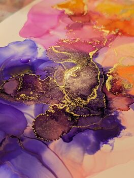 Alcohol Ink Painting Experience In Manchester, 8 of 12