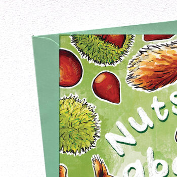 Nuts About You Woodland Anniversary Card, 5 of 5