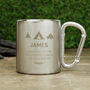 Personalised Stainless Steel Camping Mug, thumbnail 4 of 5