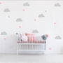 Cloud And Star Fabric Wall Stickers, thumbnail 3 of 4
