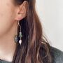 Mini Asymmetric Drop Earrings, thumbnail 3 of 7