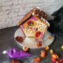 Large Halloween Haunted Gingerbread House Diy Gift Kit, thumbnail 4 of 5