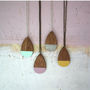 Wooden Teardrop Necklace, thumbnail 4 of 7