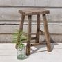 Vintage Wooden Reclaimed Stool, thumbnail 1 of 2