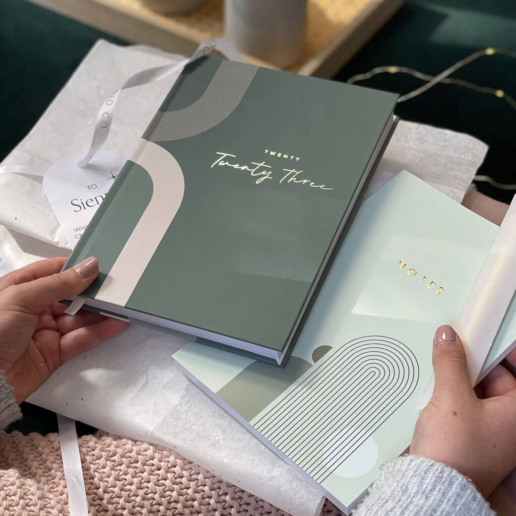 Personalised Planner And Notebook Stationery Gift Set By AIM Studio Co