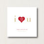 Personalised Love Heart Valentine's Card, thumbnail 2 of 2