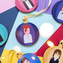 Colourful Icon Inspired Uv Printed Baubles, thumbnail 3 of 6