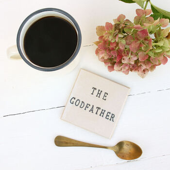 The Godfather/Godmother Ceramic Coaster, 4 of 10