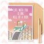 Cute Anniversary Valentines Card Husband Wife Partner, thumbnail 1 of 4