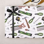 Three Sheets Of Building Tools Diy Wrapping Paper, thumbnail 2 of 2