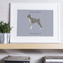 Personalised Boxer Dog Print, thumbnail 1 of 2