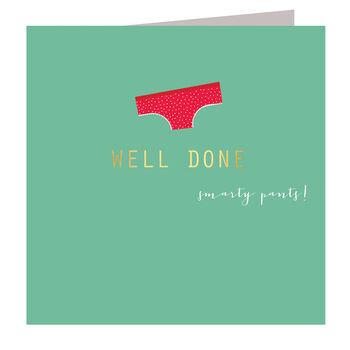 Gold Foiled Well Done Card, 2 of 4