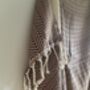 Zigzag Design Cinnamon Soft Sofa Throw, thumbnail 4 of 6