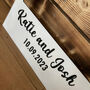 Personalised Wooden Wedding Photo Booth Frame, thumbnail 2 of 3