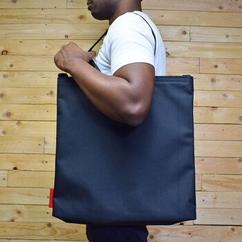 Large Record Tote Bag 45x45cm With Adjustable Shoulder Strap, 2 of 12