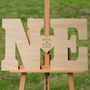 Wedding Double Letter Guest Book Sign, thumbnail 1 of 10