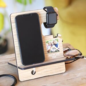 Personalised Photo Wooden Phone Accessory Stand