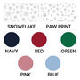 Personalised Dog Breed Christmas Stocking In Red, thumbnail 4 of 11