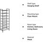 Eight Tier Slim Shoe Rack Storage Organiser Stand, thumbnail 8 of 9