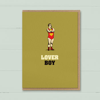 Funny Card For Men ‘Lover Boy’, 3 of 4