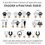 Personalised Pet Paw Outline Portrait Sweatshirt, thumbnail 10 of 12