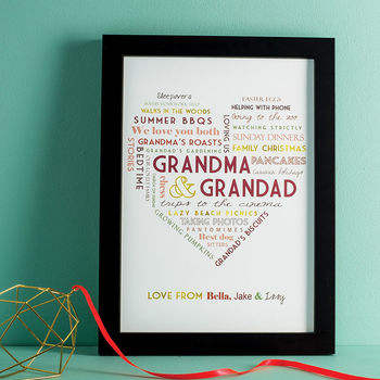 Personalised Grandparent Print, 2 of 9