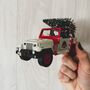 Jurassic Park Jeep Wrangler With Christmas Tree, thumbnail 2 of 2