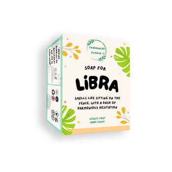 Soap For Libra Funny Novelty Zodiac Gift, 6 of 6