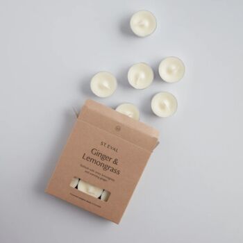 Ginger And Lemongrass Scented Tealights, 2 of 4