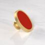 Red Shade Cupboard Drawer Door Cabinet Knobs Handles, thumbnail 8 of 9