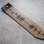 The Personalised Ogham Leather Bookmark, thumbnail 3 of 4