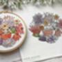 Blooms Floral Embroidery Pattern, thumbnail 6 of 7