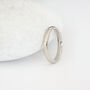 Personalised 9ct White Gold 3mm Wedding Ring Band, thumbnail 5 of 10
