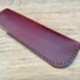 Brown Leather Pen Sleeve, Pen Case, thumbnail 4 of 9