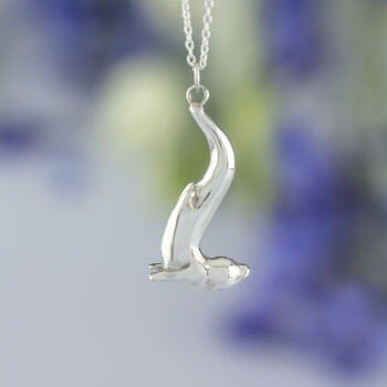 Otter Pendant With Optional Personalisation, 2 of 12