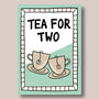 Tea For Two Print Three Colour Options, thumbnail 7 of 11