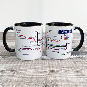 Metro Motor Racing Circuits Mug, 4 of 6