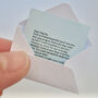 Personalised Tiny Letter With Mini Magnifying Glass, thumbnail 2 of 7