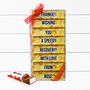 Get Well Soon Personalised Kinder Chocolate, thumbnail 1 of 6