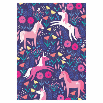 Personalised Unicorn Pattern Thank You Cards, 3 of 4