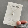 Dream Big Eiffel Tower Silver Necklace, thumbnail 1 of 5